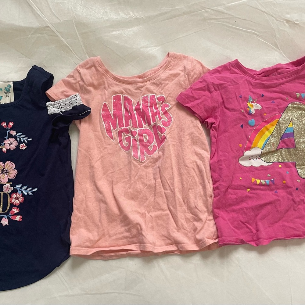 3 Shirts used for girls size 5